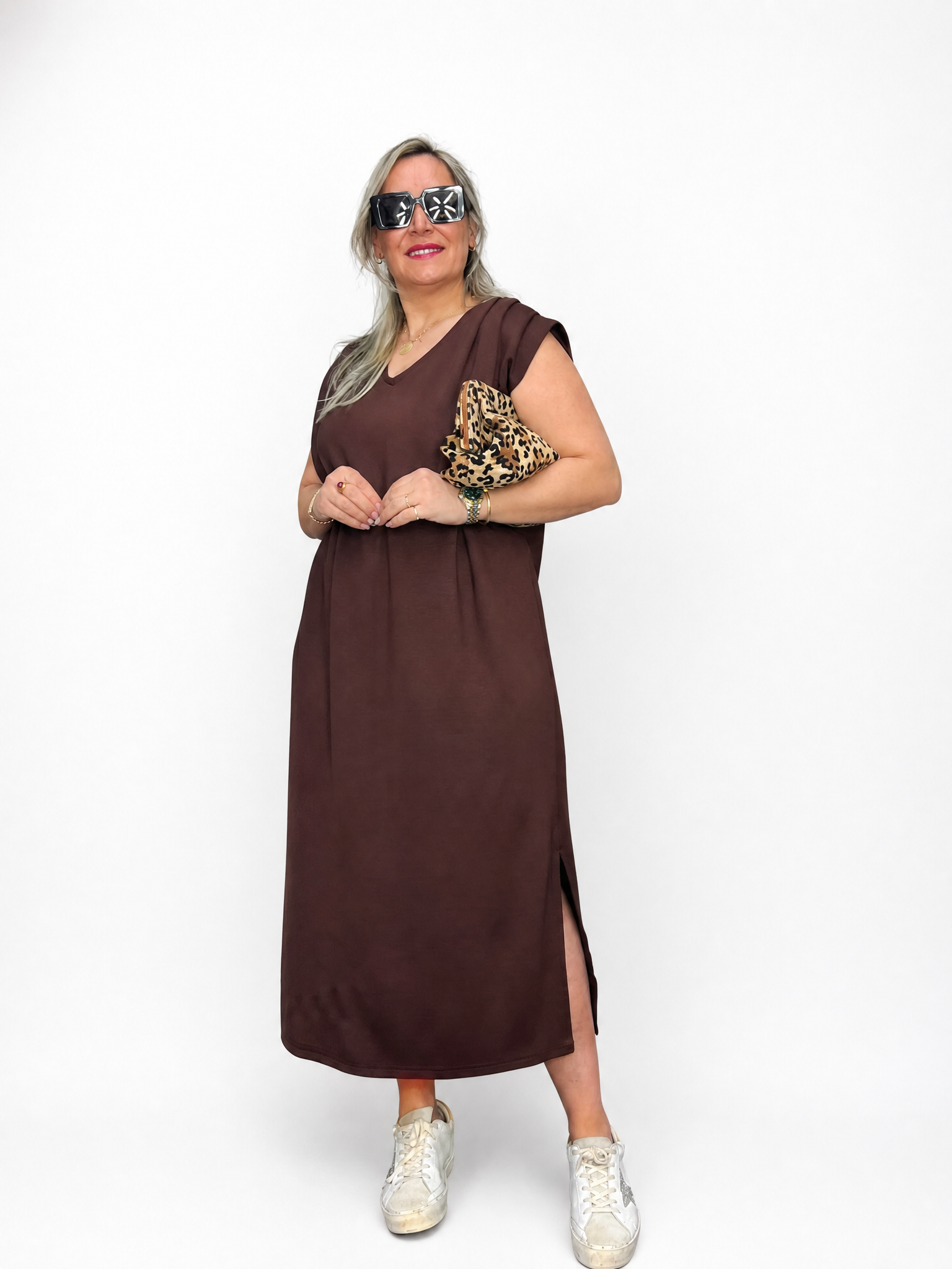 Robe fendueen lycra